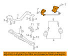 03h199308 Volkswagen Vw Oem Engine Motor Bracket Right