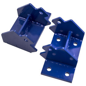I0hlwq 1 Pair Motor Mounts Fit For Chevy Truck Block Mount 1973-1987 Steel Brand New