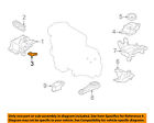 112371hc3a Nissan Oem Versa Engine Motor Mount Lower Bracket
