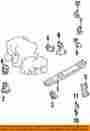 1124085e01 Nissan Oem 89-94 Maxima Engine Motor Transmission-engine Cross Member