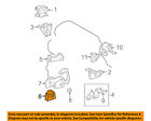 123610v011 Toyota Oem Motor Mount Torque Strut