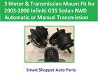 1654 Aftermarket Products Motor Transmission Mount Fit For Infiniti Rwd Sedan