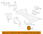 Slk250-engine 1722400417 Mercedes Oem Motor Mount Torque Strut