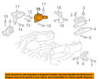 20789546 Gm Chevrolet Oem Captiva Trans Mount