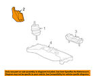 22805661 Gm Chevrolet Oem Engine Motor Bracket Left