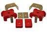 3.1106r Energy Suspension Transmission Mounts Red 703639276524