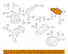 3c0199231f Audi Oem Engine Motor Support