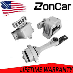 A0222a0001 3pcs Engine Motor And Trans Mount Mounting For 2011-17 Journey Sport Utility 2.4l