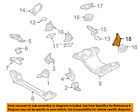 4e0399113al Audi Oem Quattro Mount Bracket Left
