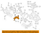 4g0199307h Audi Oem Quattro Engine Motor Support Left