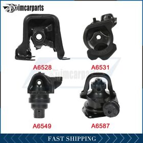 0jktu6 4pcs Engine Motor And Trans Mount Set For Honda Civic 1.8l 2006-11 Auto