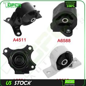 Ta10432301p 4pcs For 2001 2002-2005 Honda Civic 1.7l Engine Motor Mount Set Auto Trans