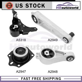 H16443601ld 4pcs For 2004 2005 Dodge Neon Le Sedan 4-door Engine Motor And Trans Mount Set