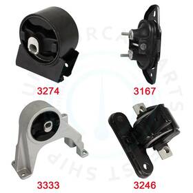 12646399 4umotor Motor Trans Mount Set For 2011-2019 Journey V6 3.6l A5551 A5443 A5589 A5543