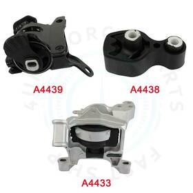 12646406 4umotor Engine Motor Mount A4438 A4439 For 2014-16 3 Sport L4 2.0l Mazda Models 2.5l