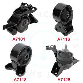 12660942 4umotor 4pcs Motor And Trans Mount Kit For 2003-2005 Tiburon 2.0l A7128 A7118 A7116 A7101