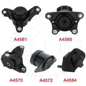 12660947 4umotor Engine Motor Mount Kit For 2009-2011 Honda Accord And Acura Tsx 2.4l L4 Rubber