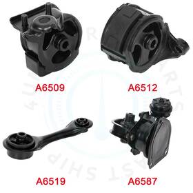 12660962 4umotor 4pcs Engine Motor Mount For 1990 Honda Accord A6519 A6512 A6587 A6509