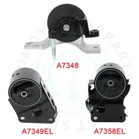 12660971 4umotor 3pcs Front Right Rear Engine Motor Mount For 07-08 Nissan Maxima 3.5l V6