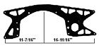 50-0101 Machine Small Block Chevy Mid Motor Plate