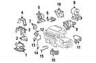 50820-shj-a03 Honda 50820shja03 Genuine Oem