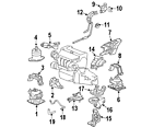 50850-sda-a00 Honda 50850sdaa00 Genuine Oem