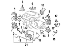 50860-sdb-a01 Honda 50860sdba01 Genuine Oem