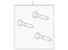 6104197aa Mopar Genuine Lower Bracket Mount Bolt