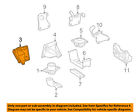 6422233204 Mercedes Oem Engine Motor Bracket Right