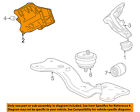 64551433562 Bmw Oem 99-03 540i-front Bracket