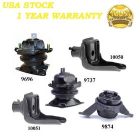 10051 8usauto 10050 5 Pcs Motor And Trans Mount Fit 2013-2015 Honda Accord 3.5l Coupe - Auto