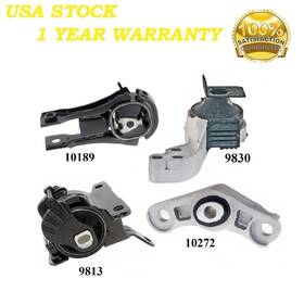 10272 8usauto 10189 4pcs Motor And Trans Mount Fit 2022-2024 Mazda Cx-5 2.5l 4wd - Auto