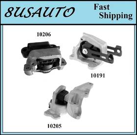 10206 8usauto 10191 10205 3pcs Motor And Trans Mount Fit 2019-2024 Nissan Altima 2.0l