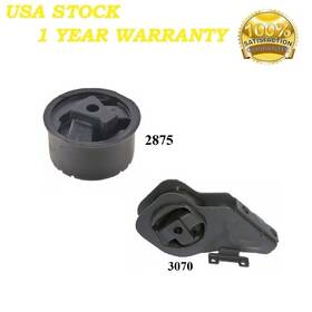 2875-3070 8usauto 2pcs Transmission Mount Fit 02-05 Oldsmobile Alero Pontiac Grand Am 2.2l - Auto