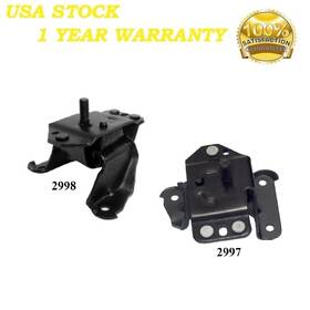 2997-2998 8usauto 2pcs Front Left And Right Motor Mount Fit 1994-1995 Ford Mustang 3.8l