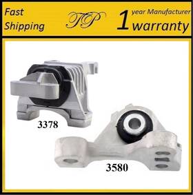 3378-3580 8usauto 2pcs Rear Lower And Right Motor Mount For 2014-2023 Jeep Cheroke 2.4l