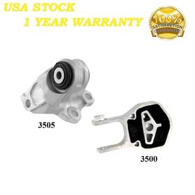 3500-3505 8usauto 2pcs Motor Mount Fit 14-21 Ram Promaster 1500 2500 3500 3.6l
