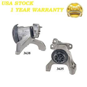 3635-3638 8usauto 2pcs Front Left And Right Motor Mount Fit 2020-2024 Ford Explorer 2.3l
