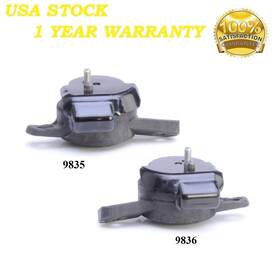 9835-9836 8usauto 2pcs Rear Motor Mount Fit 2000-2004 Subaru Legacy 2.5l Gt Limited - Auto
