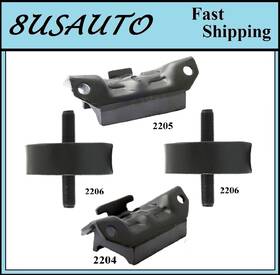 Ma2zo151020250327 8usauto 4 Pcs Motor And Trans Mount Fit 1961-1962 Pontiac Tempest 3.5l - Manual