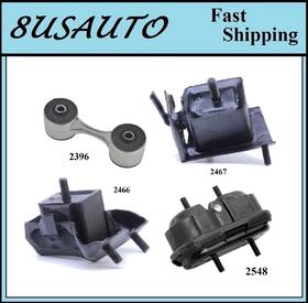 Ma2zo17072025012 8usauto 4 Pcs Motor And Trans. Mount Fit 1989-1993 Oldsmobile Cutlass Ciera 3.3l