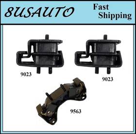 Ma2zo30062025229 8usauto 3pcs Motor And Trans Mount Fit 2005 Saab 9-2x 2.0l - Manual