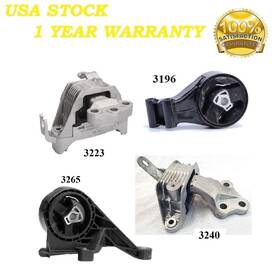 Mapco20250102084 8usauto 4pcs Motor And Trans Mount Fit 2016 Chevrolet Cruze Limited 1.8l - Auto