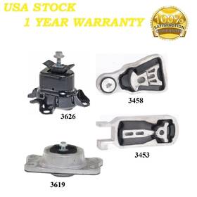 Mapco20250102110 8usauto 4pcs Motor And Trans Mount Fit 2015-2024 Ford Edge 2.7l - Auto