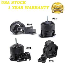 Mapco20250102139 8usauto 4pcs Motor And Trans Mount Fit 1995-1997 Honda Accord 2.7l