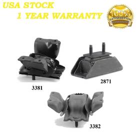 Mapco20250102209 8usauto 3pcs Motor And Trans Mount Fit F-450 Super Duty/f-550 Duty 99-04 6.8l 2wd