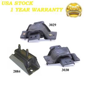 Mapco20250102215 8usauto 3pcs Motor And Trans Mount Fit 1999-2003 Ford F-250 Super Duty 7.3l 2wd Diesel