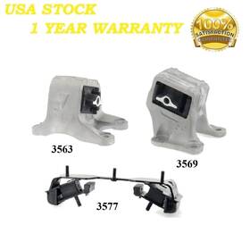Mapco20250113095 8usauto 3pcs Motor And Trans Mount Fit 2019-2022 Ram 2500/ 3500 6.4l 8 Speed