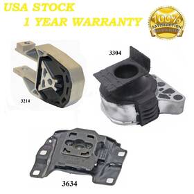 Mapco20250121158 8usauto 3pcs Motor And Trans Mount Fit 2013-2019 Ford Escape 2.0l 2.5l