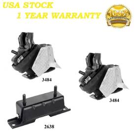 Mapco20250625004 8usauto 3pcs Motor And Trans Mount Fit 07-09 Chevy Avalanche Suburban 1500 4wd 5.3l 6.0l